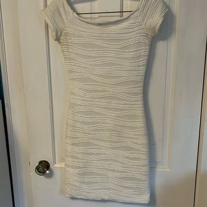 White bodycon dress